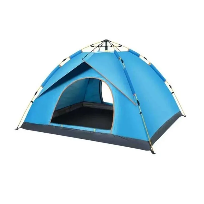 Αυτόματη Σκηνή Camping Igloo 3 Ατόμων Μπλε 200x220x140cm με Αντικουνουπική Σίτα και Αεριζόμενη Οροφή