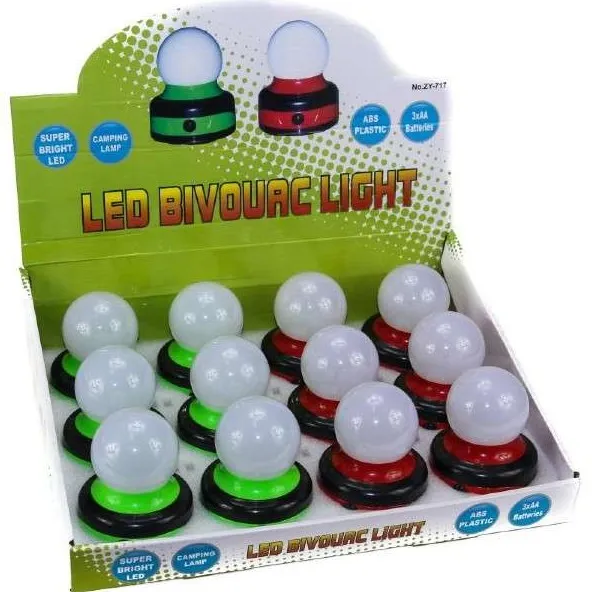 Φακός LED Bivouac με Μαγνήτη και Πλαστικό Κάλυμμα – 8cm, 3xAA - Image 3