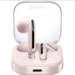 Xiaomi Redmi Buds 6 Active TWS Bluetooth V5.4 Ακουστικά Earbuds με Woofer 14.2mm, Μείωση Θορύβου & Γρήγορη Φόρτιση – Ροζ
