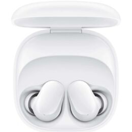 Xiaomi Redmi Buds 6 Play White Ασύρματα Ακουστικά Bluetooth με Θήκη Φόρτισης και AI Μείωση Θορύβου