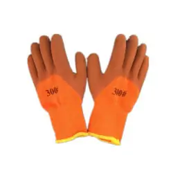 Γάντια Εργασίας Natural Latex #300 Πορτοκαλί One Size