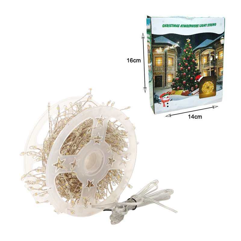 Χριστουγεννιάτικη Γιρλάντα LED με Πολύχρωμο Φως & Μίνι Τηλεχειριστήριο