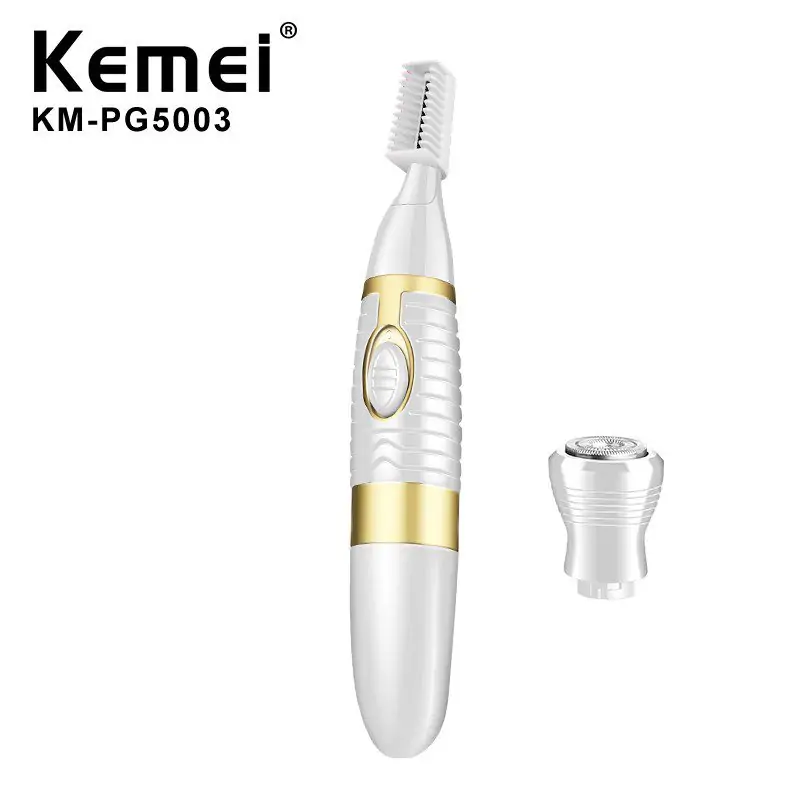 KEMEI Επαγγελματικό τρίμερ φρυδιών 2 σε 1 για γυναίκες KM-PG5003 - Image 2
