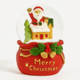 Χριστουγεννιάτικη Χιονόσφαιρα με Άγιο Βασίλη – 10 εκ.