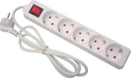 Eurolamp Πολύπριζο 5 Θέσεων με Διακόπτη και Καλώδιο 1.5m - Image 4