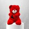 Λούτρινο Αρκουδάκι με Καρδιά “Love” – Κόκκινο
