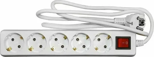 Eurolamp Πολύπριζο 5 Θέσεων με Διακόπτη και Καλώδιο 1.5m - Image 5