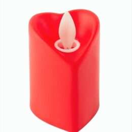 Φωτιζόμενο Κερί Καρδιάς