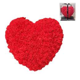 Κόκκινη Καρδιά από Τεχνητά Τριαντάφυλλα
