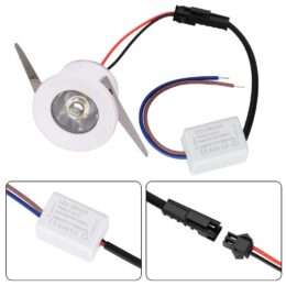 LED Downlight 1W – Mini Spot Εντοιχισμού με Driver