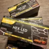 HEX‑LED Modular Garage Lighting System – Σετ 24 Εξαγωνικών LED 168W, 18.480lm, 6500K
