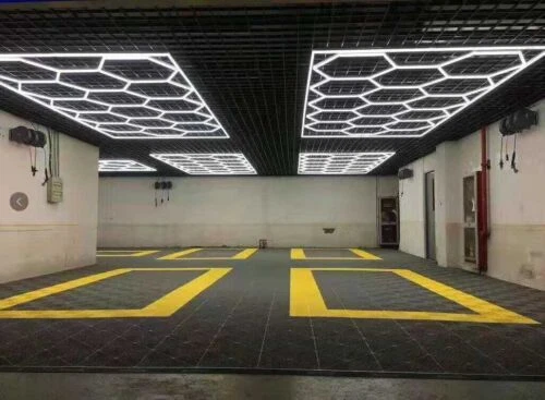 14 LED Εξάγωνο Φωτιστικό Οροφής LED Φωτισμός Γκαράζ 680W 6500k - Image 7
