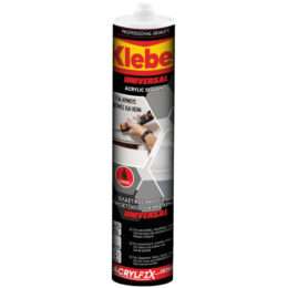 KLEBER ACRYLFIX ΕΛΑΣΤΙΚΟΣ ΑΚΡΥΛΙΚΟΣ ΑΡΜΟΣΤΟΚΟΣ ΓΕΝΙΚΗΣ ΧΡΗΣΗΣ ΛΕΥΚΟ 450GR UNIVERSAL